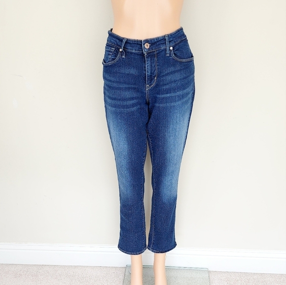 Signature Levi Mid Rise Modern Slim Ankle Jean Pants - Picture 4 of 12